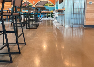 Mighty Squirrel Taproom flooring