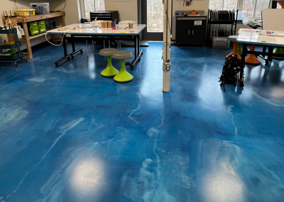 White Mountain Science Center flooring